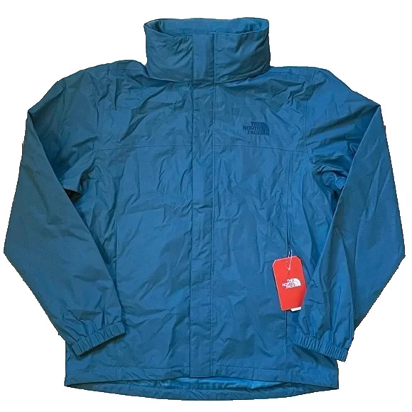 The North Face Men's Resolve 2 Rain Waterproof Jacket Large , Mallard Blue - Picture 2 of 3